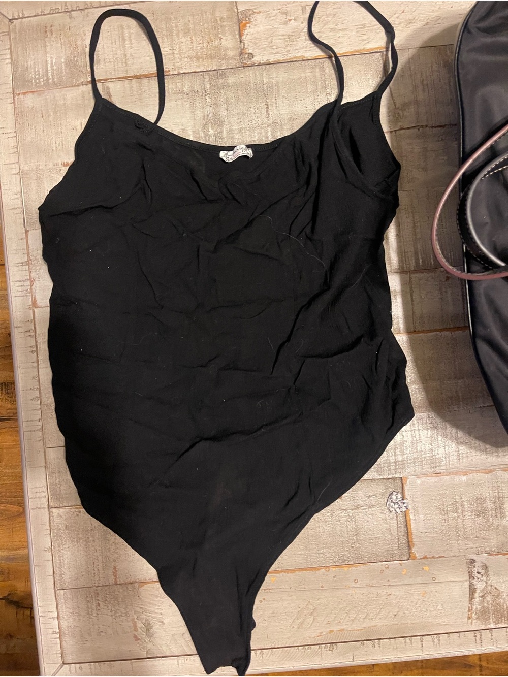 Black Women's Sleeveless Bodysuit - Classic Slim Fit